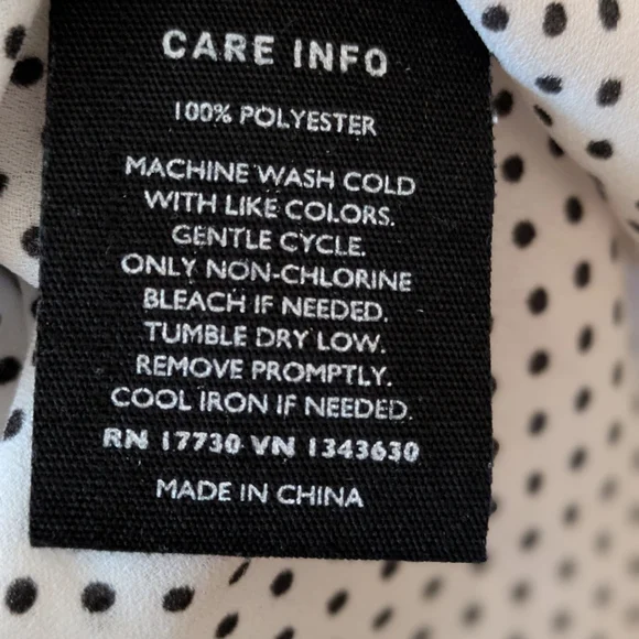 Polka Dot Ruffle Sleeveless Top - Picture 5 of 6